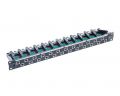 Patch Panel, 24 portas  RJ45 - Altura de 1U - CAT-5e. PN R812469